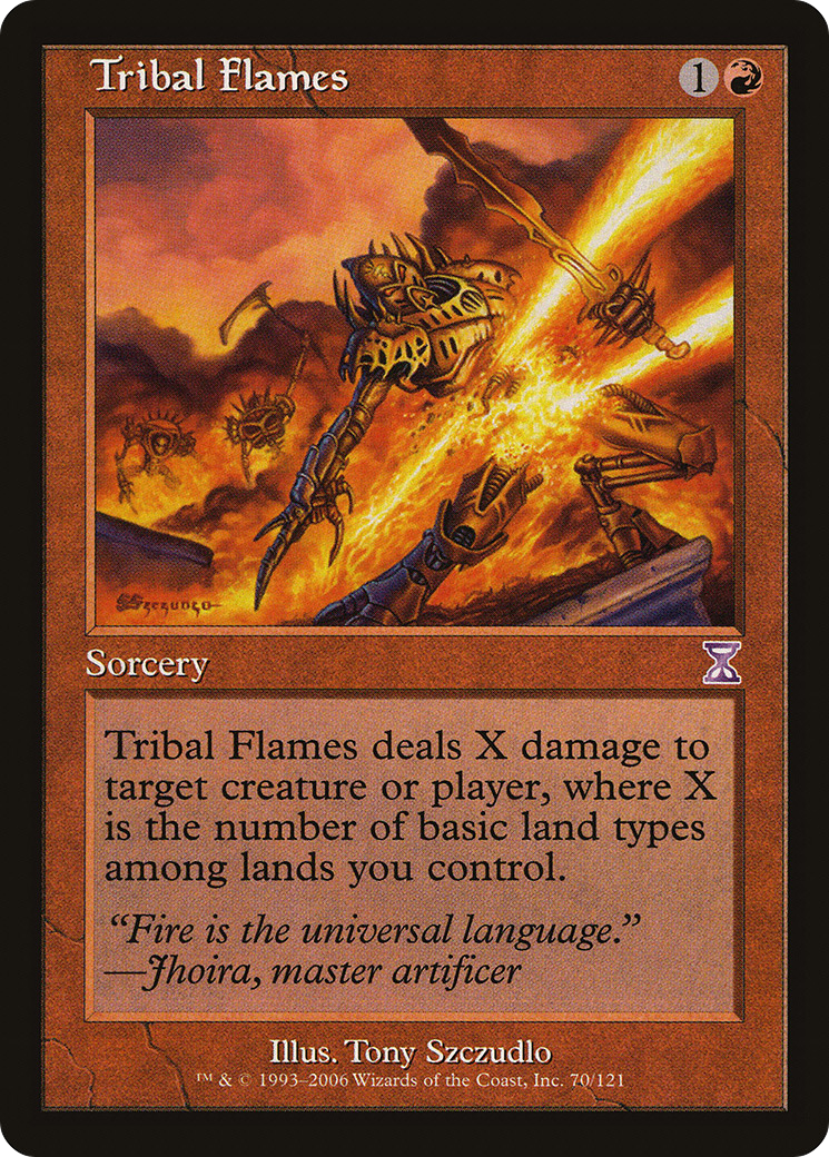 Tribal Flames (Retro) (070) Foil - Time Spiral Timeshifted