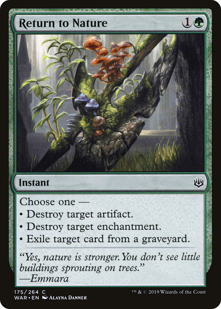 Return to Nature (175) Foil - War of the Spark
