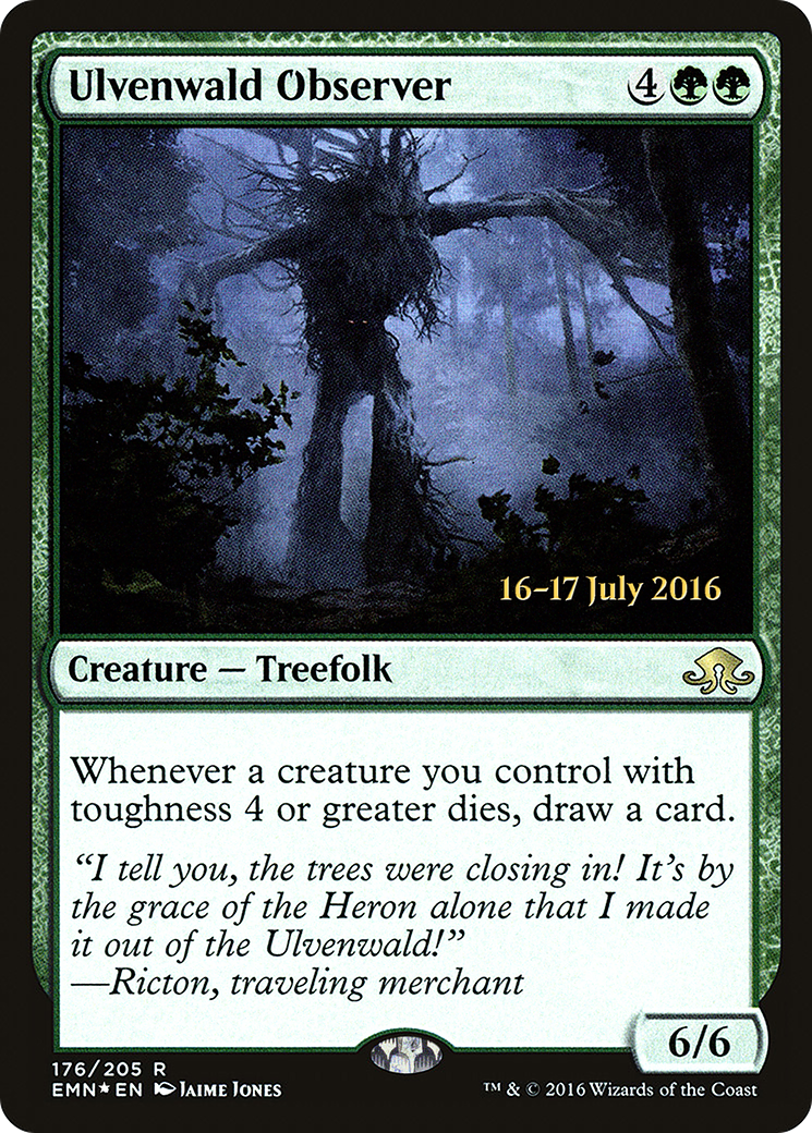 Ulvenwald Observer (176s) Foil - Eldritch Moon Promos
