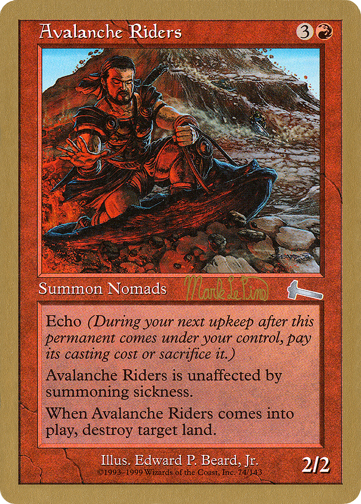 Avalanche Riders (Retro) (mlp74) - World Championship Decks 1999