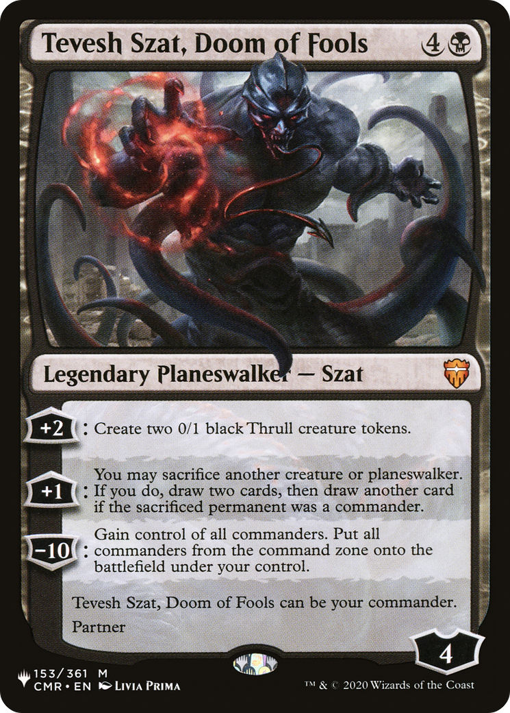 Tevesh Szat, Doom of Fools (153/361) - The List