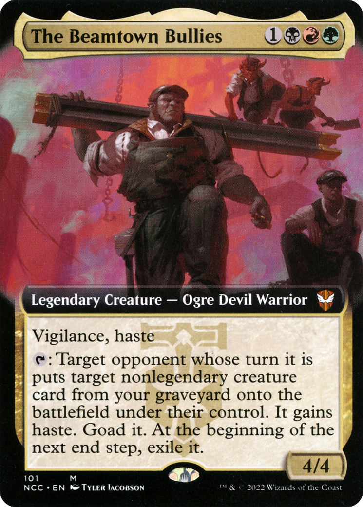 The Beamtown Bullies (Extended Art) (101) Foil - New Capenna Commander