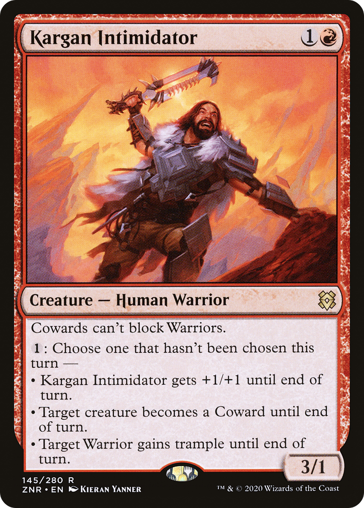 Kargan Intimidator (145) - Zendikar Rising