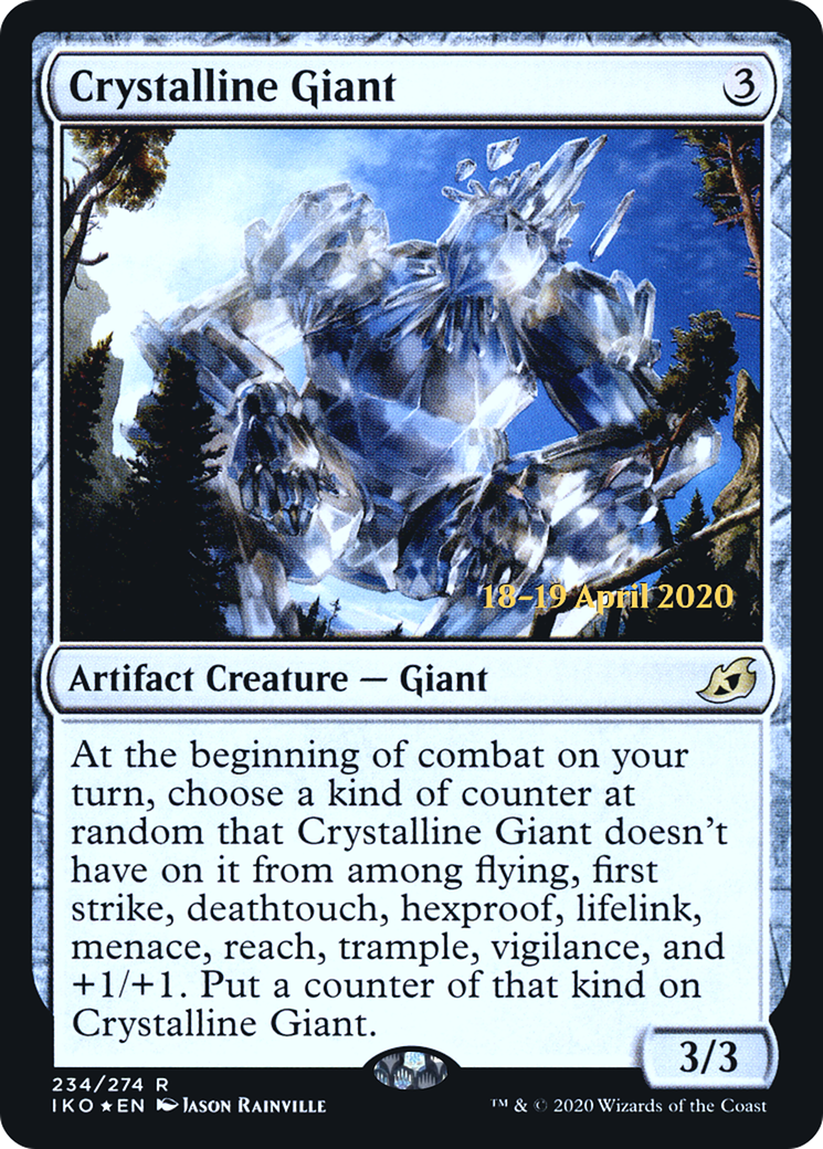 Crystalline Giant (234) Foil - Ikoria: Lair of Behemoths Promos