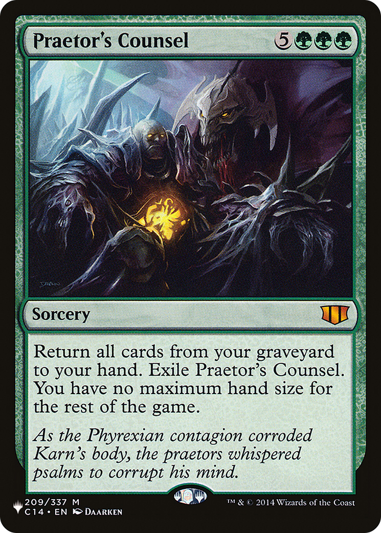 Praetor's Counsel (C14-209) - The List