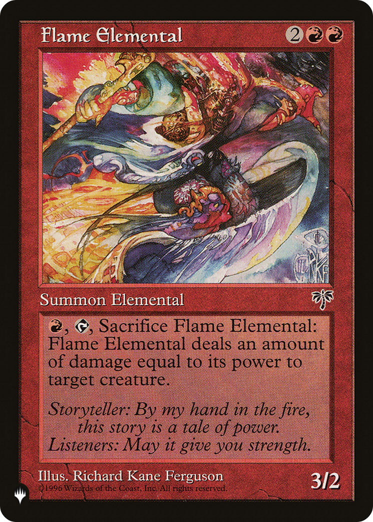 Flame Elemental (Retro) (MIR-175) - The List