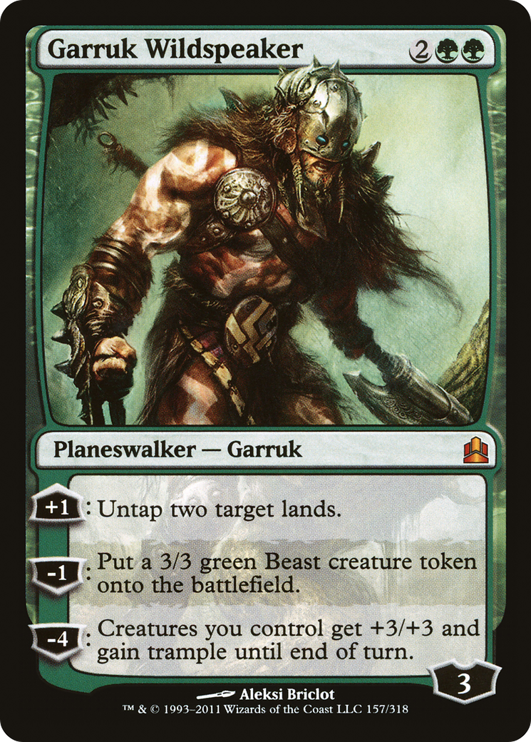 Garruk Wildspeaker (157) - Commander 2011
