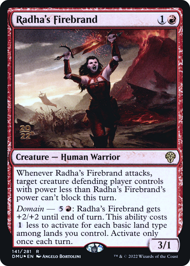Radha's Firebrand (141) Foil - Dominaria United Promos