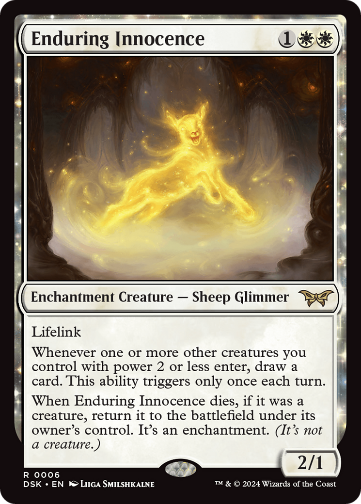 Enduring Innocence (006) Foil - Duskmourn: House of Horror