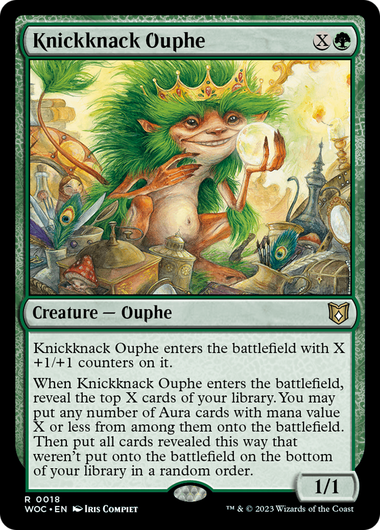 Knickknack Ouphe (018) - Wilds of Eldraine Commander