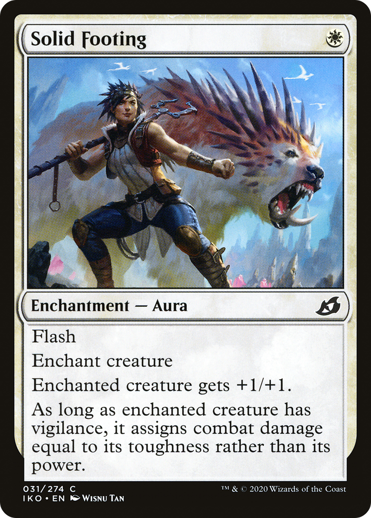 Solid Footing (031) Foil - Ikoria: Lair of Behemoths