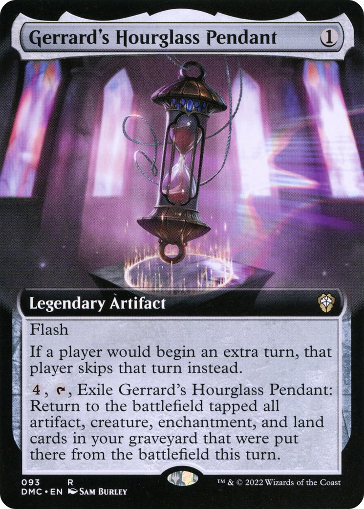 Gerrard's Hourglass Pendant (Extended Art) (093) - Dominaria United Commander