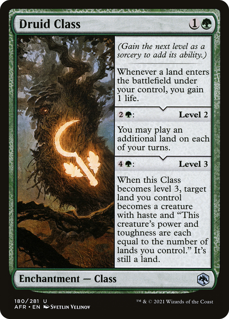 Druid Class (180) Foil - Adventures in the Forgotten Realms