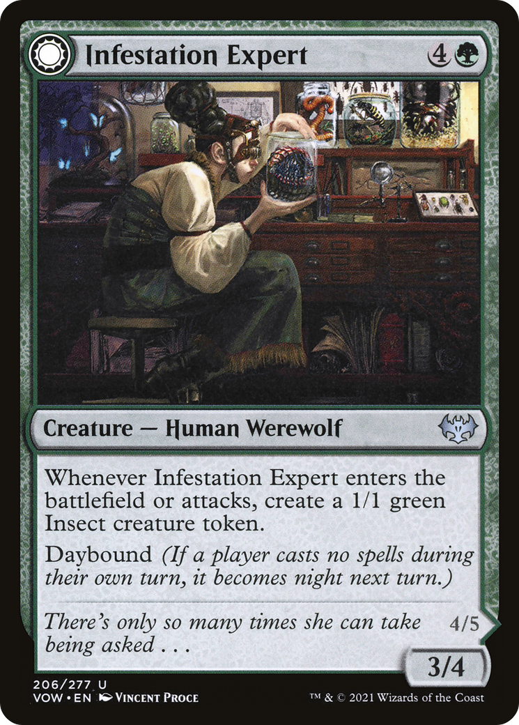 Infestation Expert (206) Foil - Innistrad: Crimson Vow