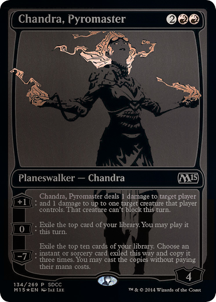 Chandra, Pyromaster (134) Foil - San Diego Comic-Con 2014