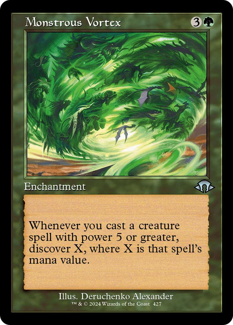 Monstrous Vortex (Retro) (427) Foil - Modern Horizons 3