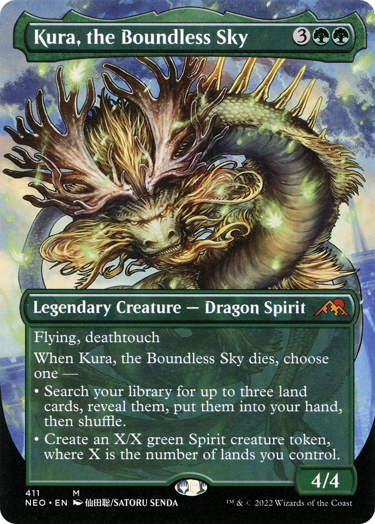 Kura, the Boundless Sky (411) Foil - Kamigawa: Neon Dynasty