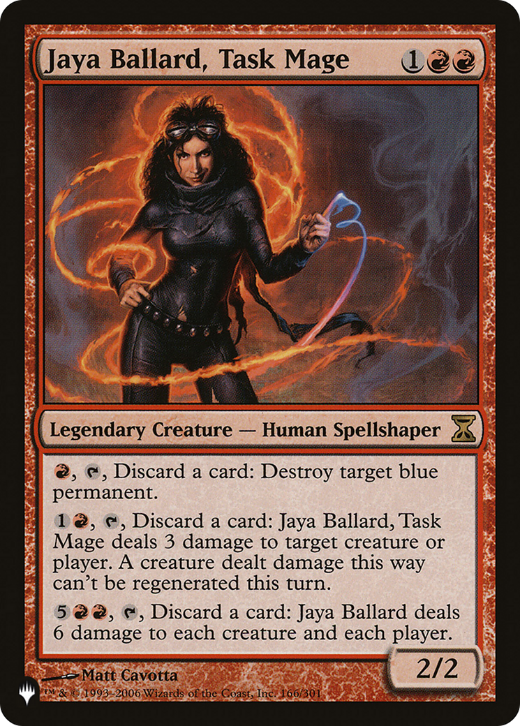 Jaya Ballard, Task Mage (TSP-166) - The List