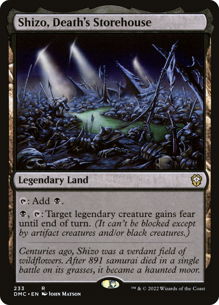 Shizo, Death's Storehouse (233) - Dominaria United Commander