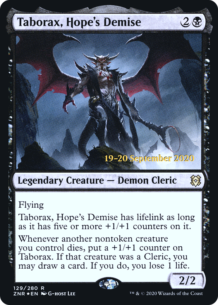 Taborax, Hope's Demise (129s) Foil - Zendikar Rising Promos