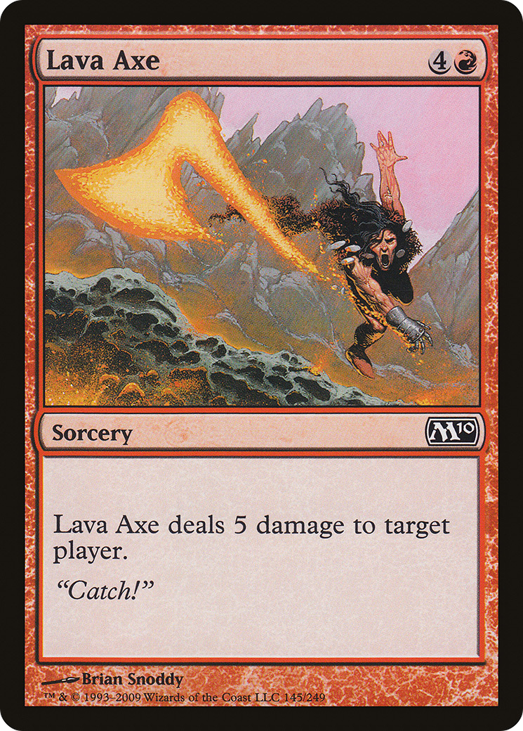 Lava Axe (145) Foil - Magic 2010