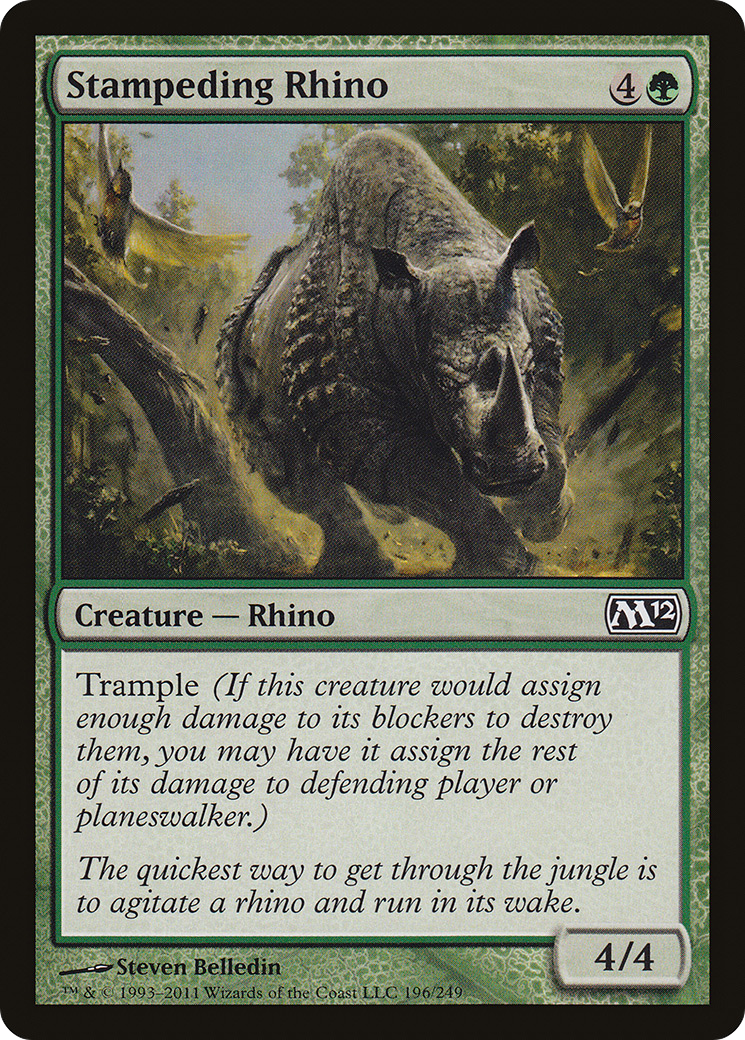 Stampeding Rhino (196) - Magic 2012