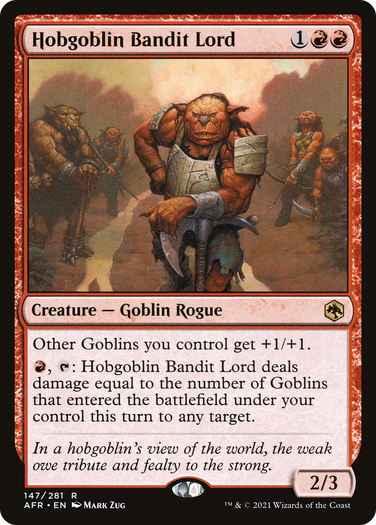 Hobgoblin Bandit Lord (147) - Adventures in the Forgotten Realms