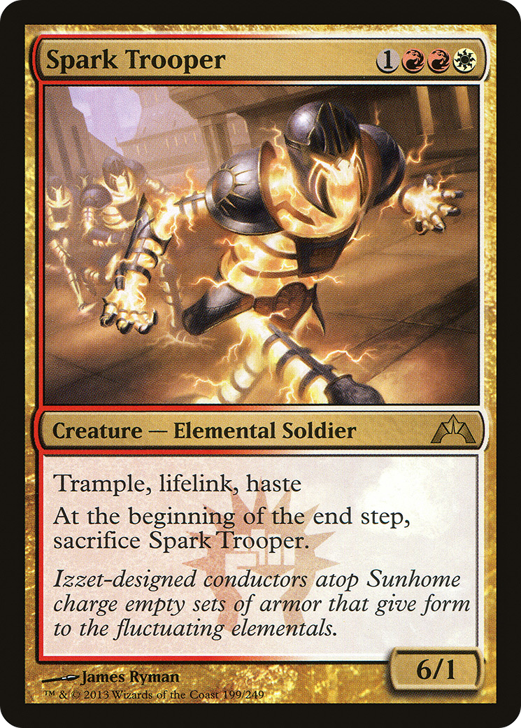 Spark Trooper (199) Foil - Gatecrash