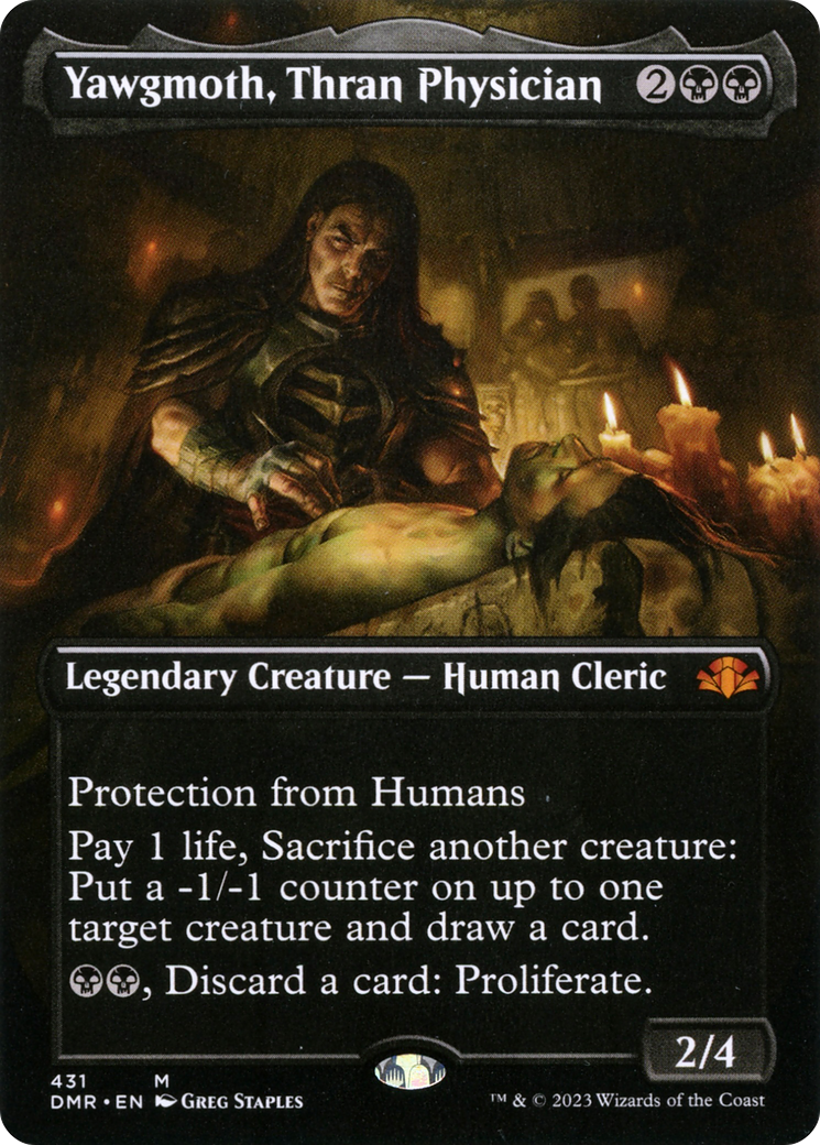 Yawgmoth, Thran Physician (Borderless) (431) - Dominaria Remastered