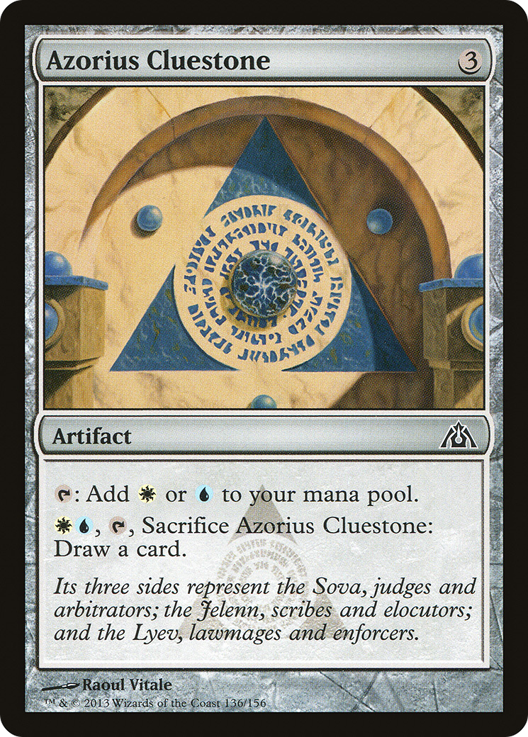 Azorius Cluestone (136) - Dragon's Maze