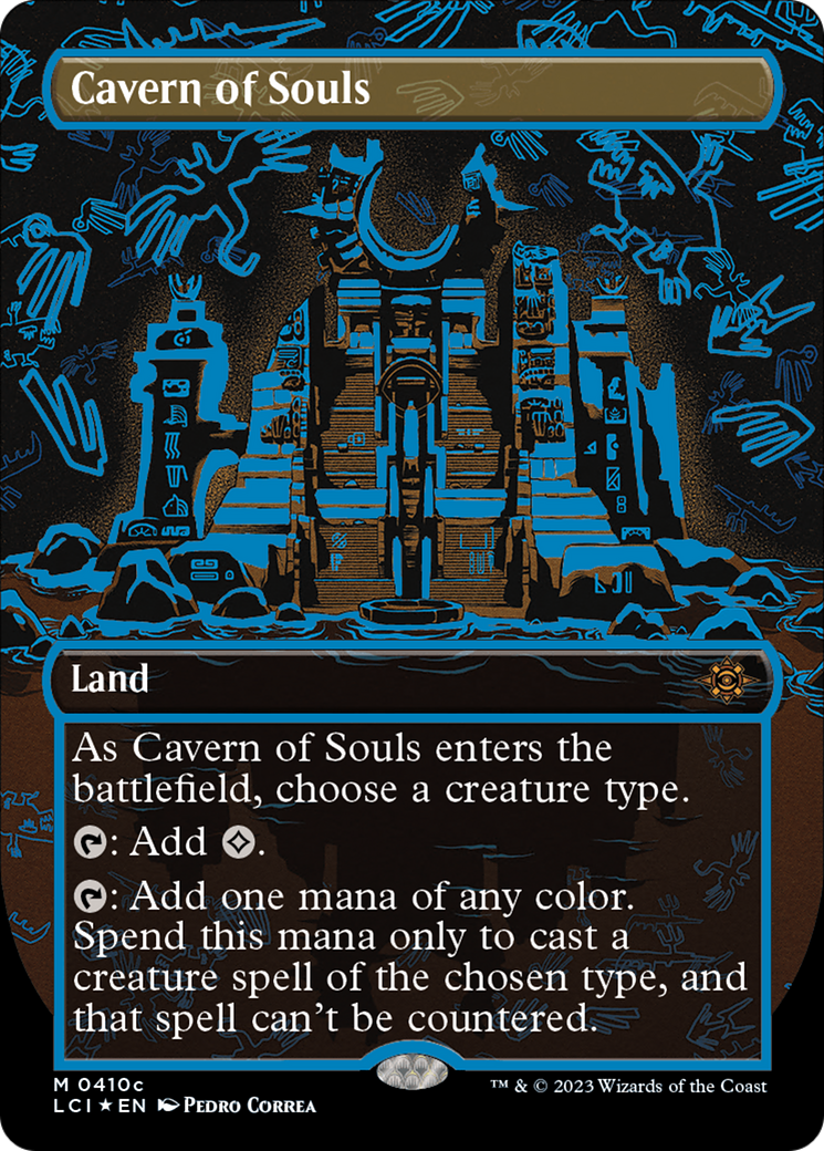 Cavern of Souls (Borderless) (410c) Foil - The Lost Caverns of Ixalan