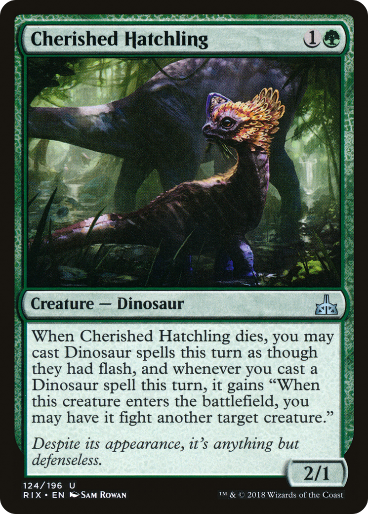 Cherished Hatchling (124) - Rivals of Ixalan
