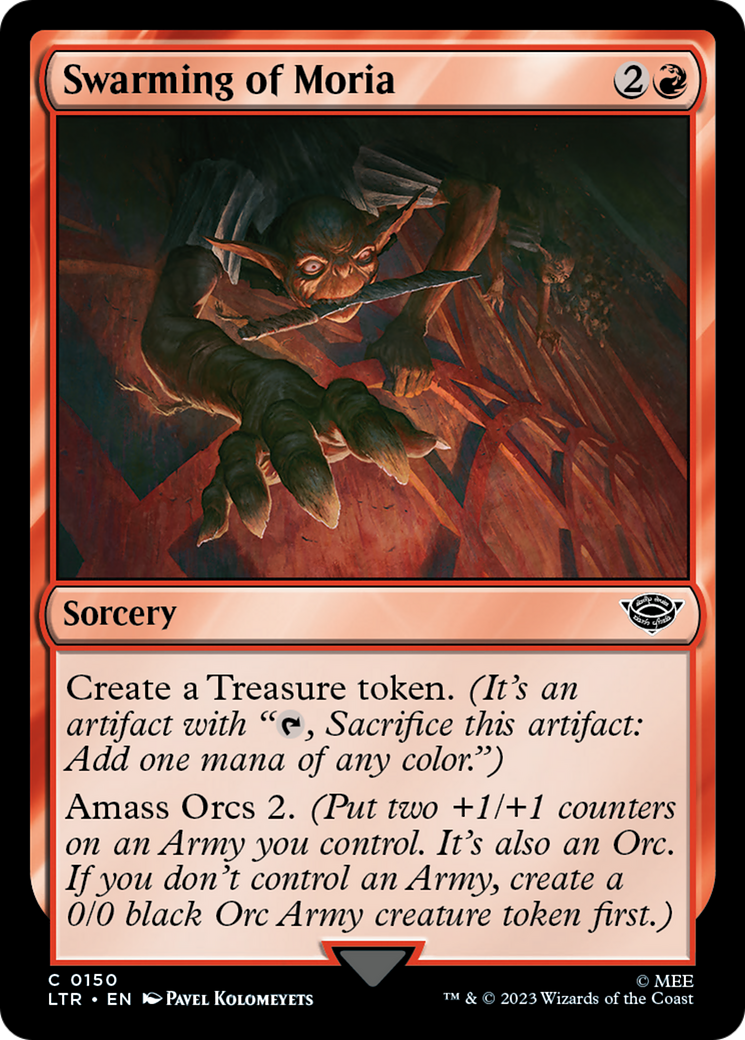 Swarming of Moria (150) Foil - The Lord of the Rings: Tales of Middle-earth