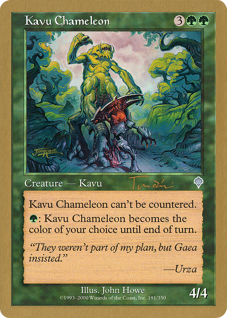 Kavu Chameleon - 2001 Jan Tomcani (INV) (Retro) - World Championship Decks 2001