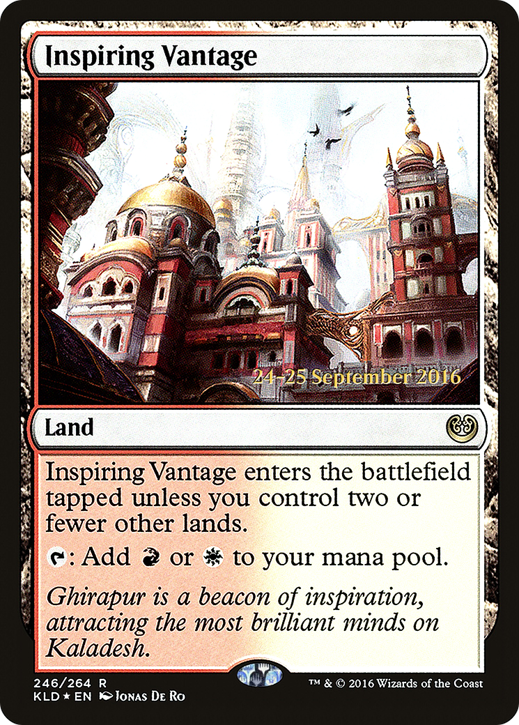 Inspiring Vantage (246s) Foil - Kaladesh Promos