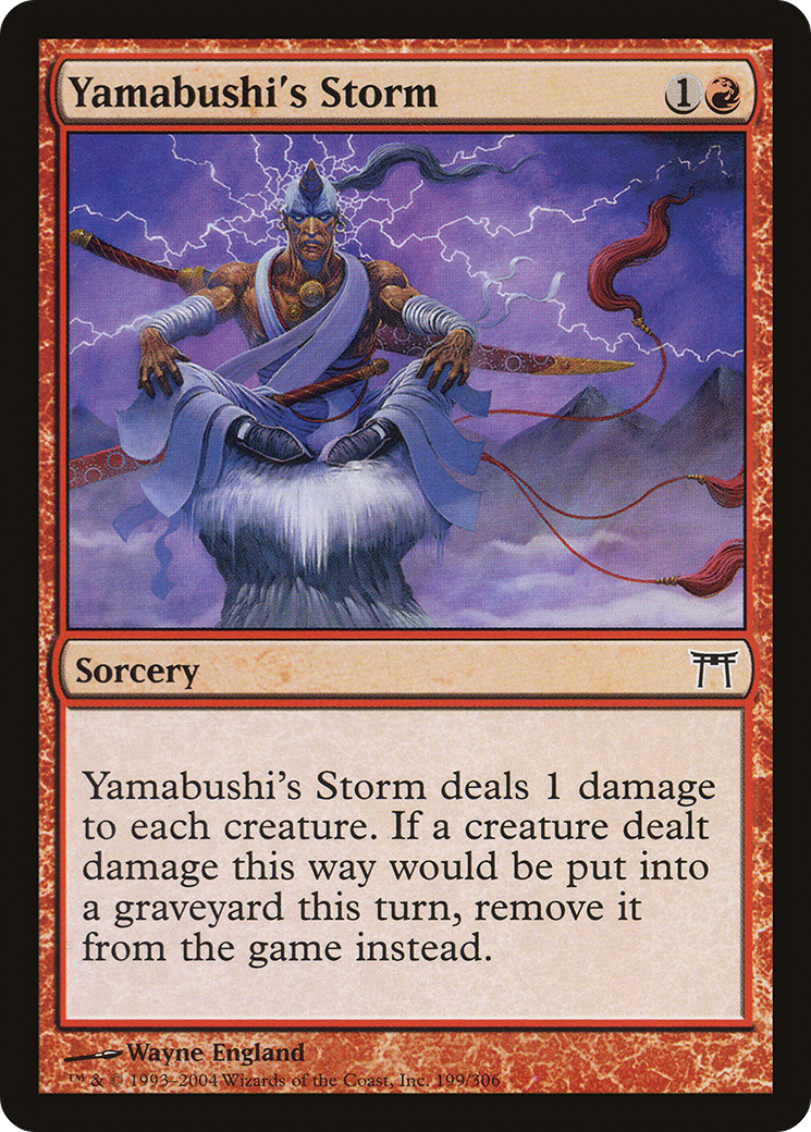 Yamabushi's Storm (199) Foil - Champions of Kamigawa