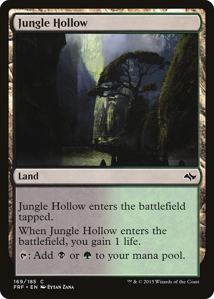 Jungle Hollow (169) Foil - Fate Reforged