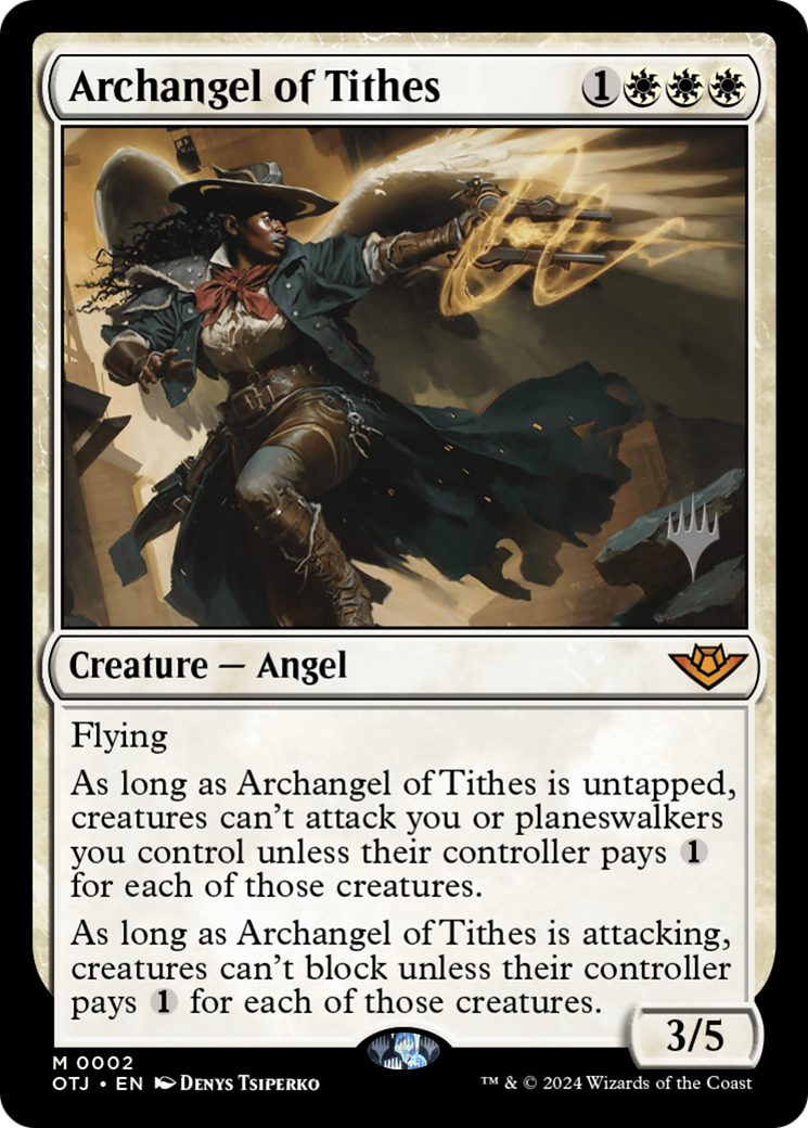 Archangel of Tithes (002) - Outlaws of Thunder Junction Promos