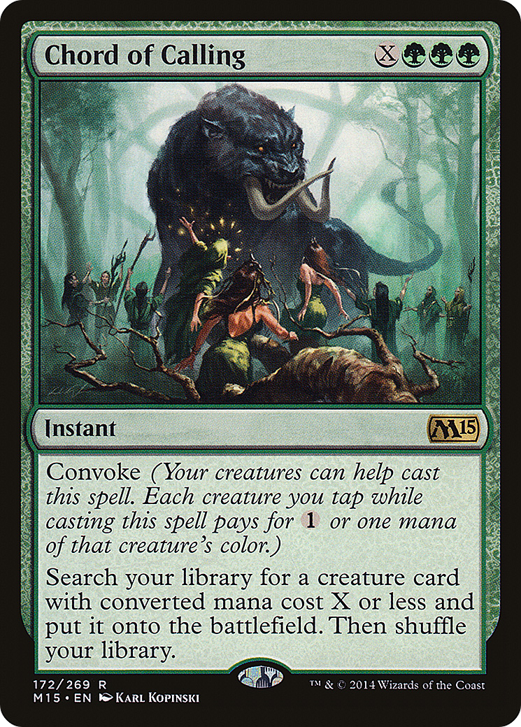 Chord of Calling (172) Foil - Magic 2015