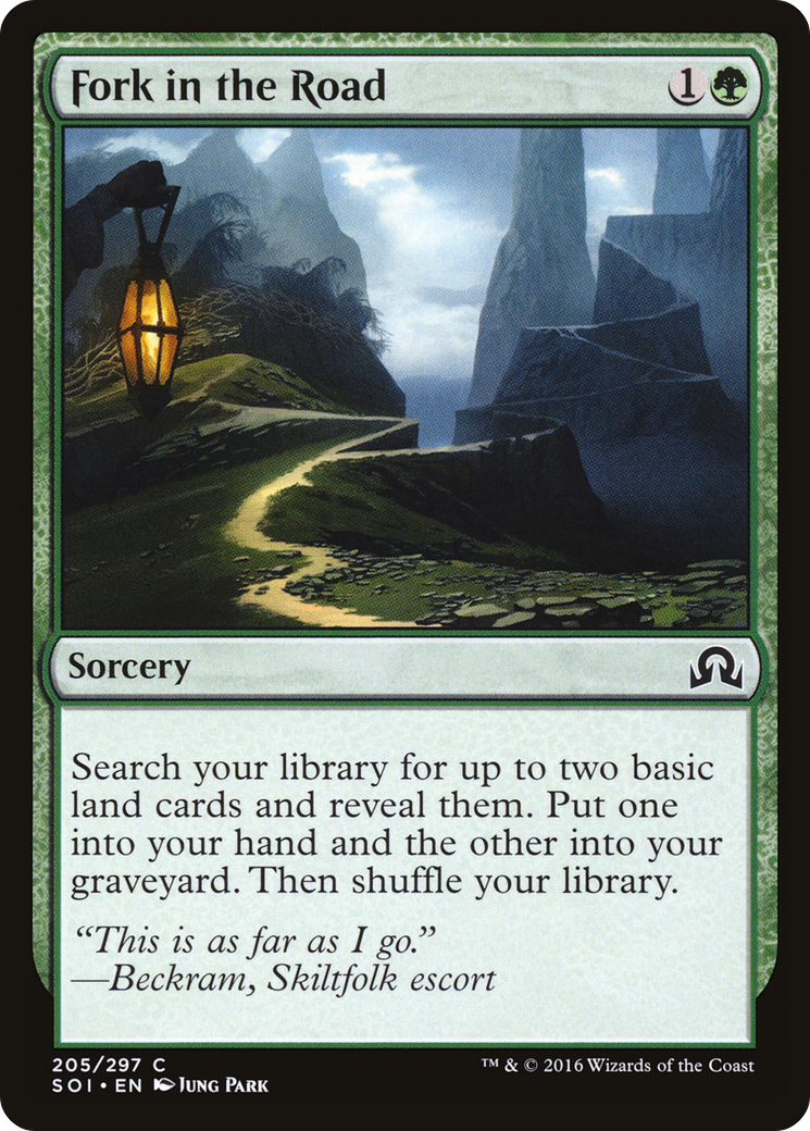 Fork in the Road (205) Foil - Shadows over Innistrad
