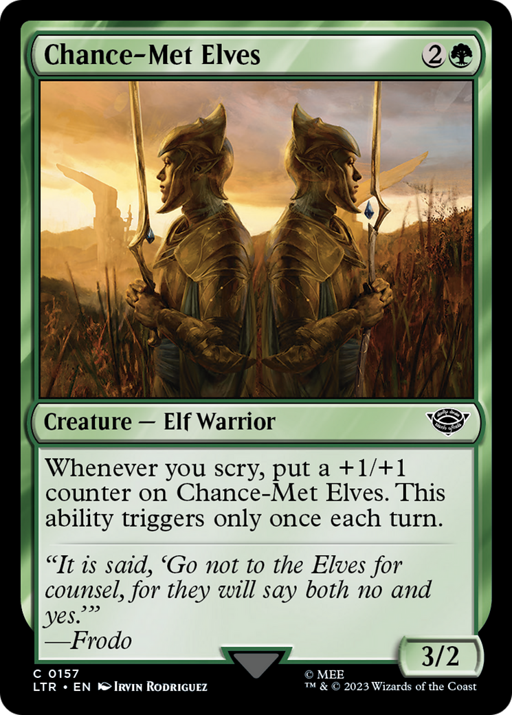 Chance-Met Elves (157) Foil - The Lord of the Rings: Tales of Middle-earth