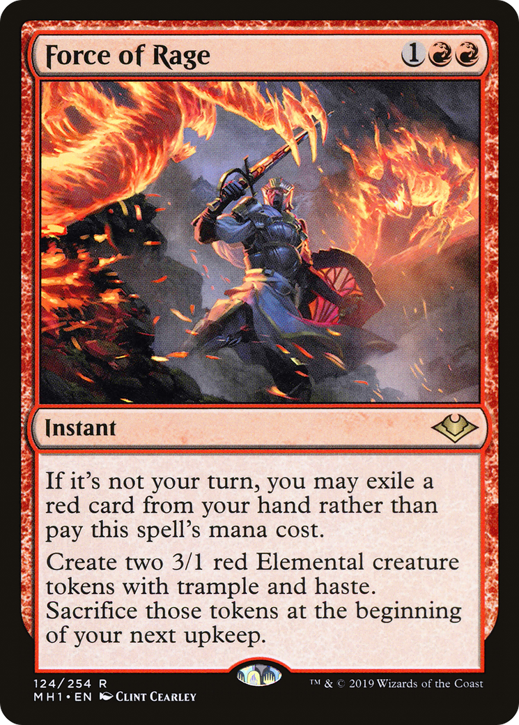 Force of Rage (124) Foil - Modern Horizons