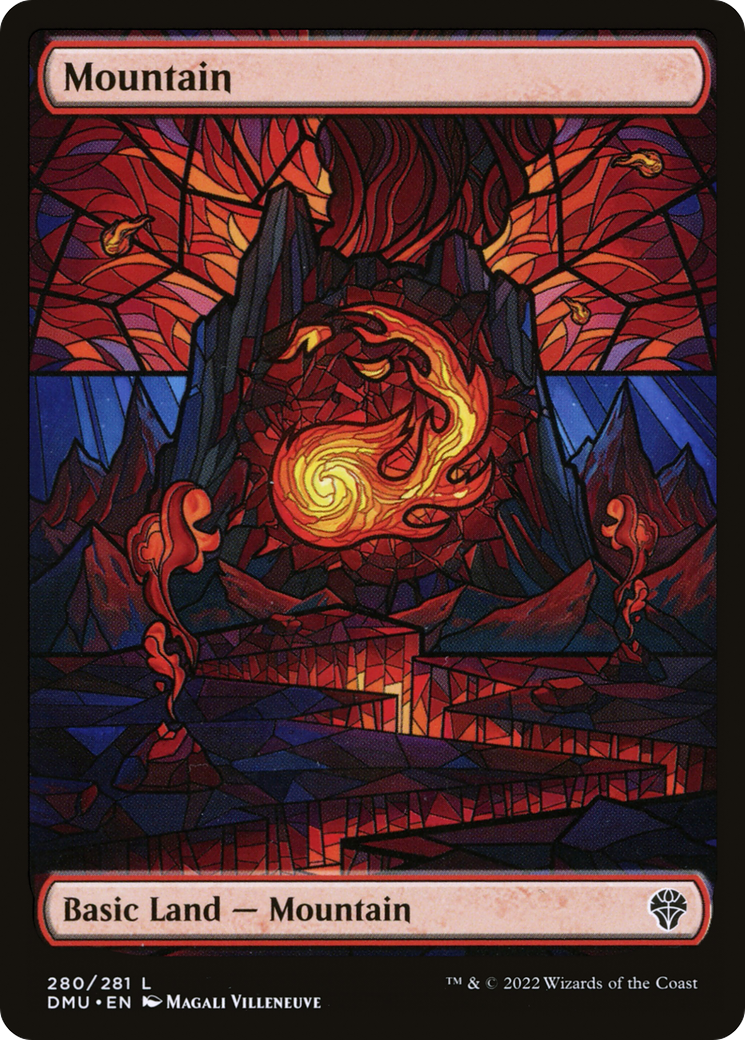 Mountain (Showcase) (280) Foil - Dominaria United
