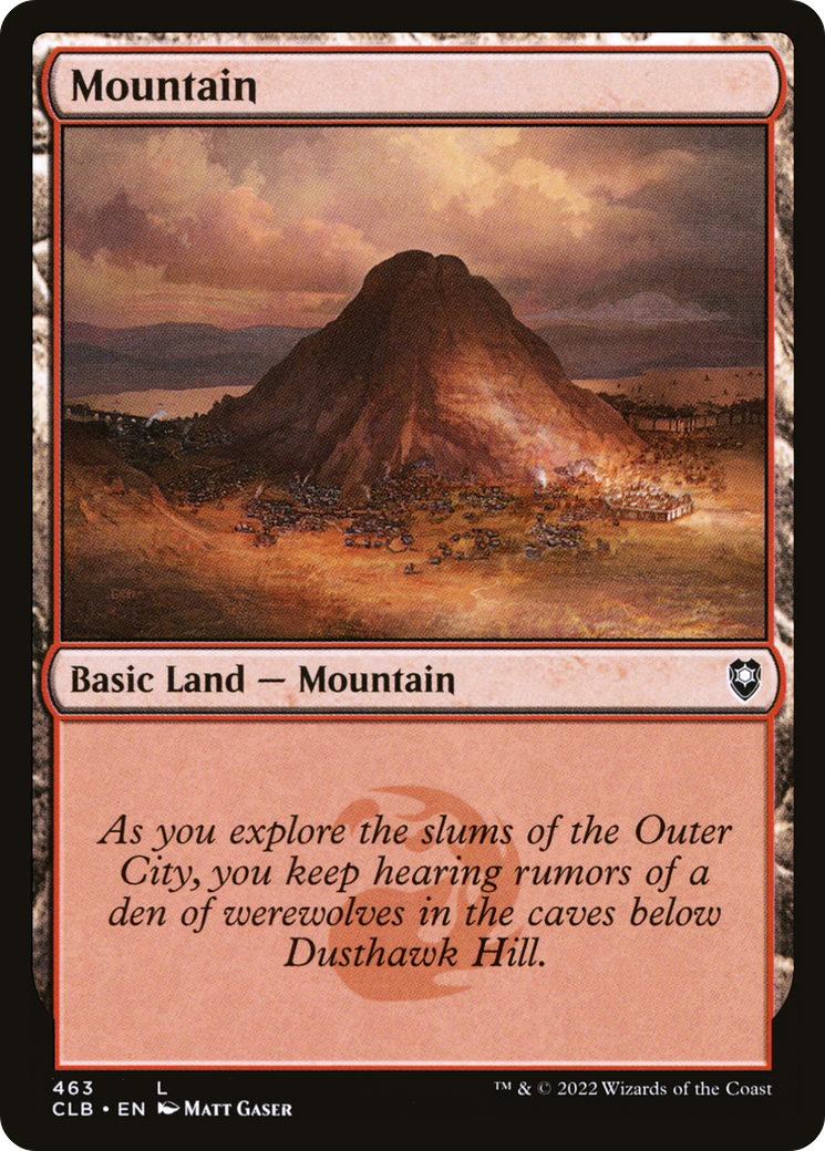 Mountain (463) - Commander Legends: Battle for Baldur's Gate
