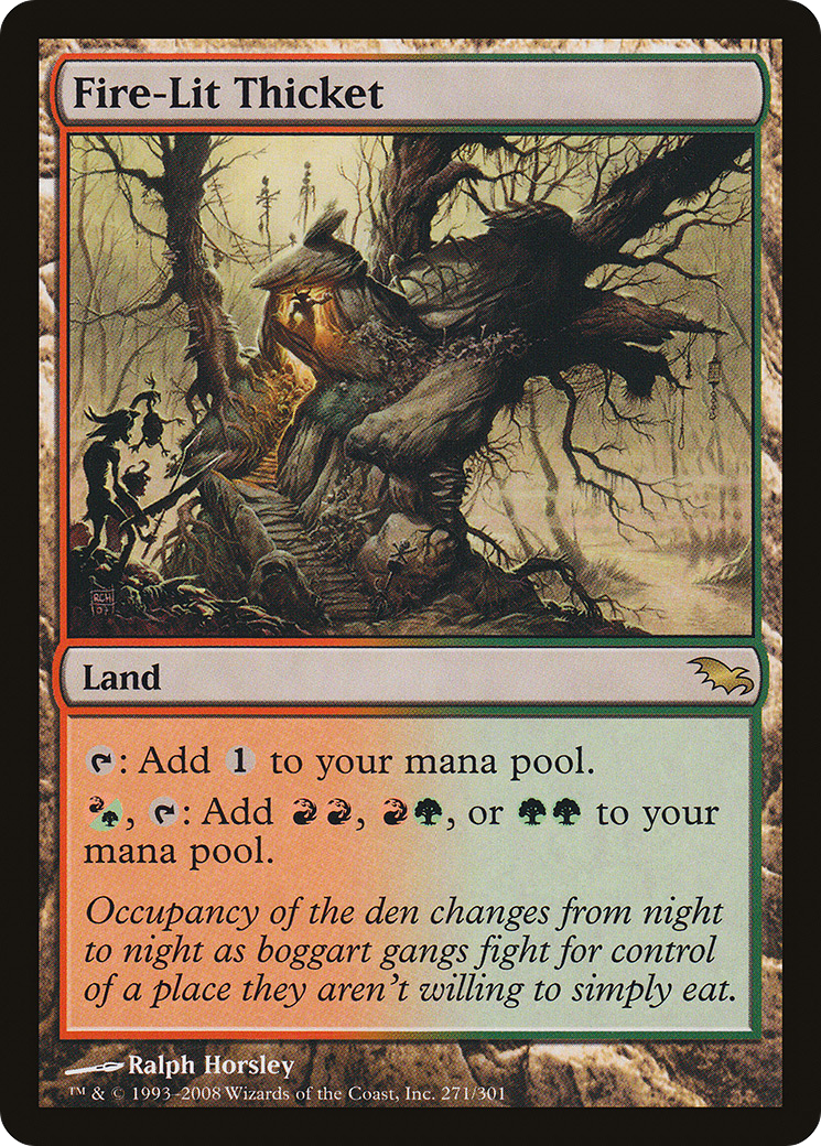 Fire-Lit Thicket (271) - Shadowmoor