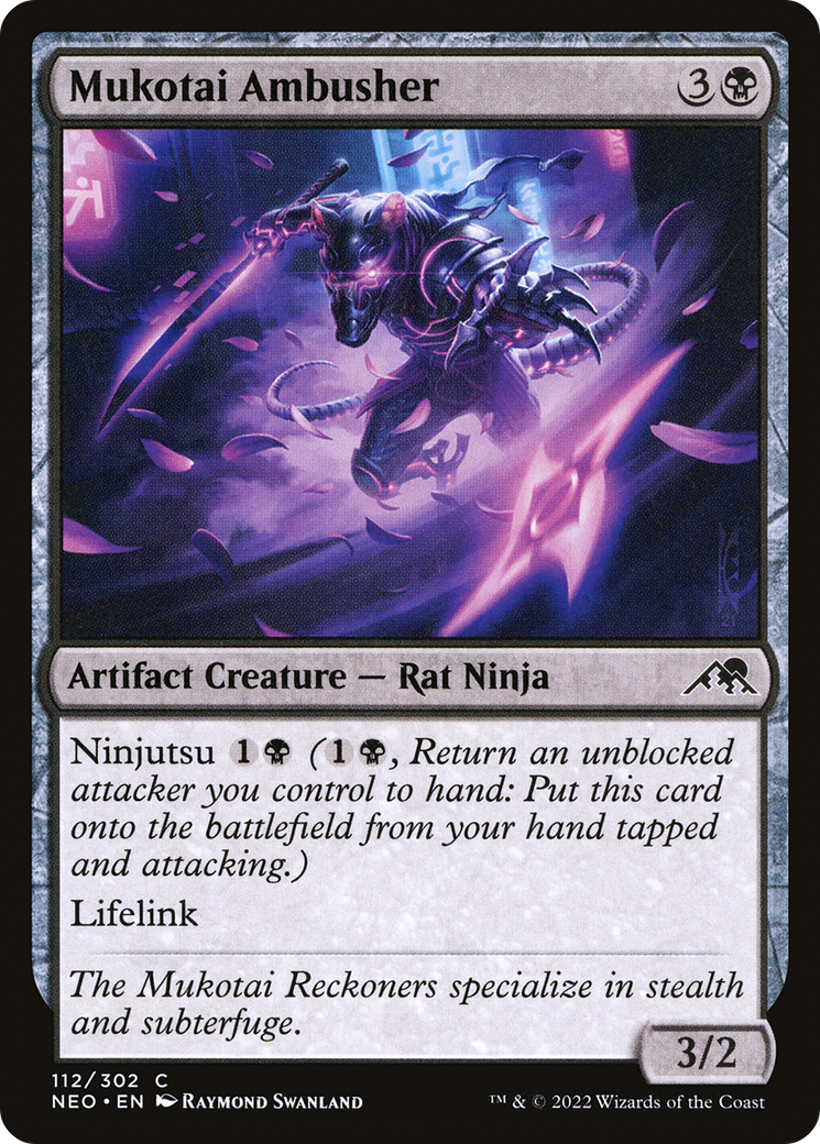 Mukotai Ambusher (112) - Kamigawa: Neon Dynasty