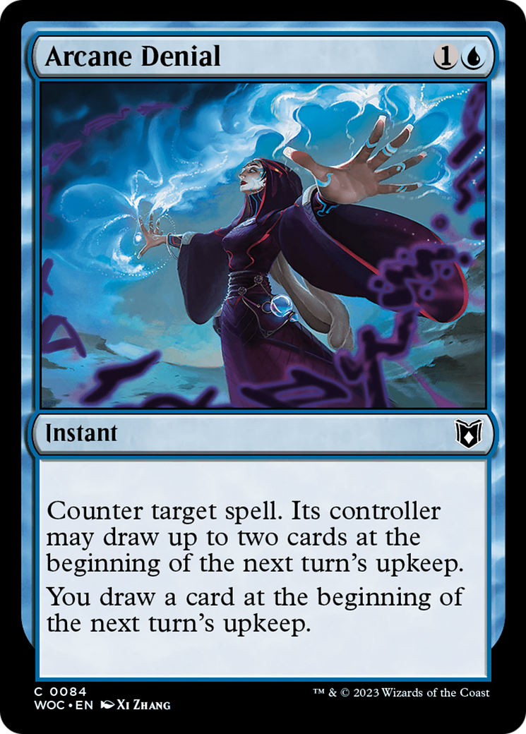 Arcane Denial (084) - Wilds of Eldraine Commander