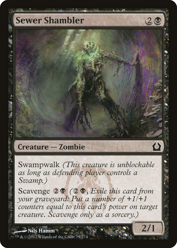 Sewer Shambler (075) - Return to Ravnica