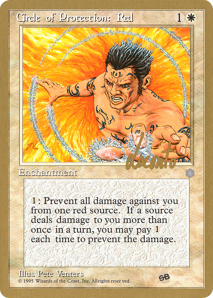 Circle of Protection: Red (ml15sb) - Pro Tour Collector Set