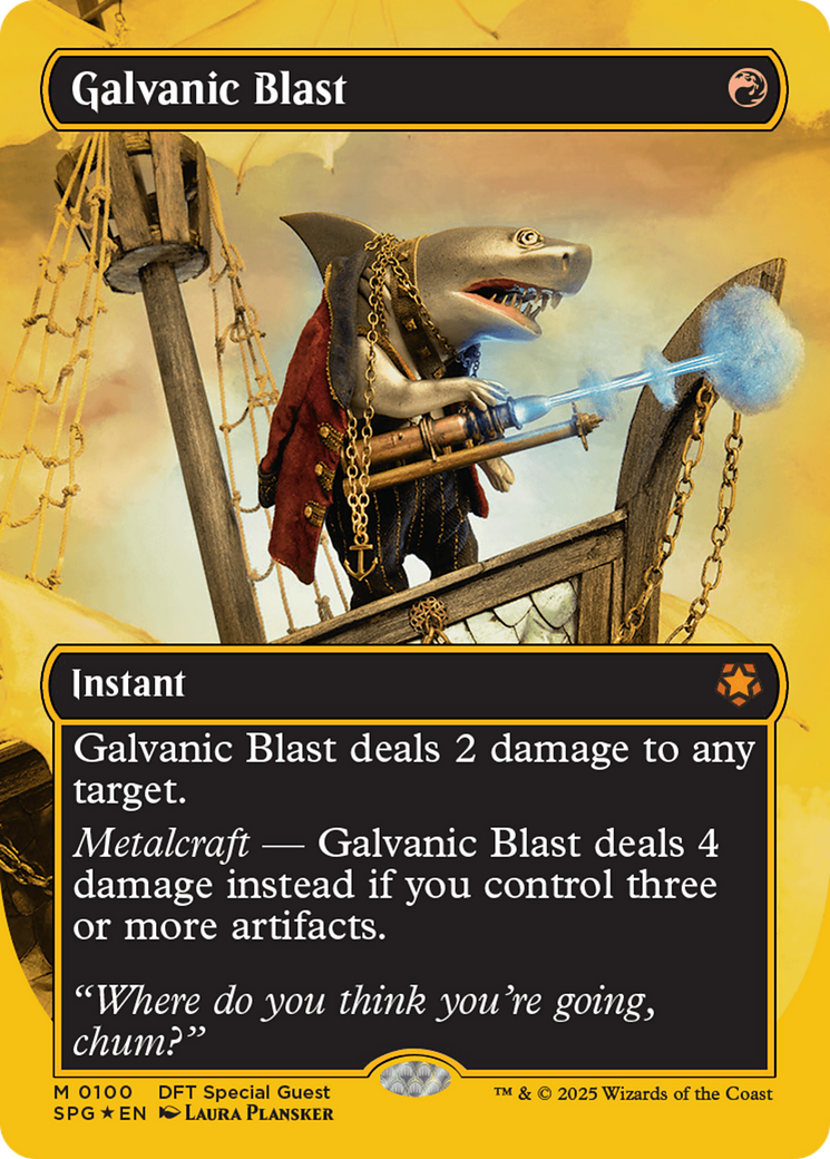 Galvanic Blast (Borderless) (First-Place Foil) (100) Foil - Special Guests